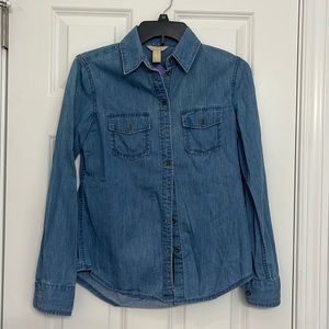 jean shirt button down